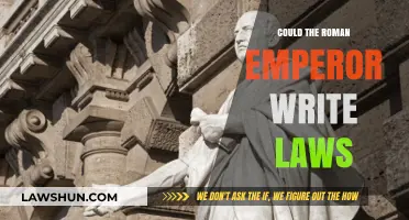 Did Roman Emperors Possess the Authority to Write and Enact Laws?