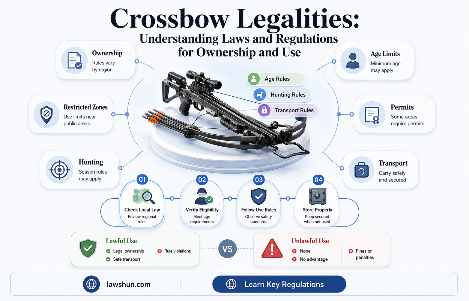 are there any laws regarding crossbows