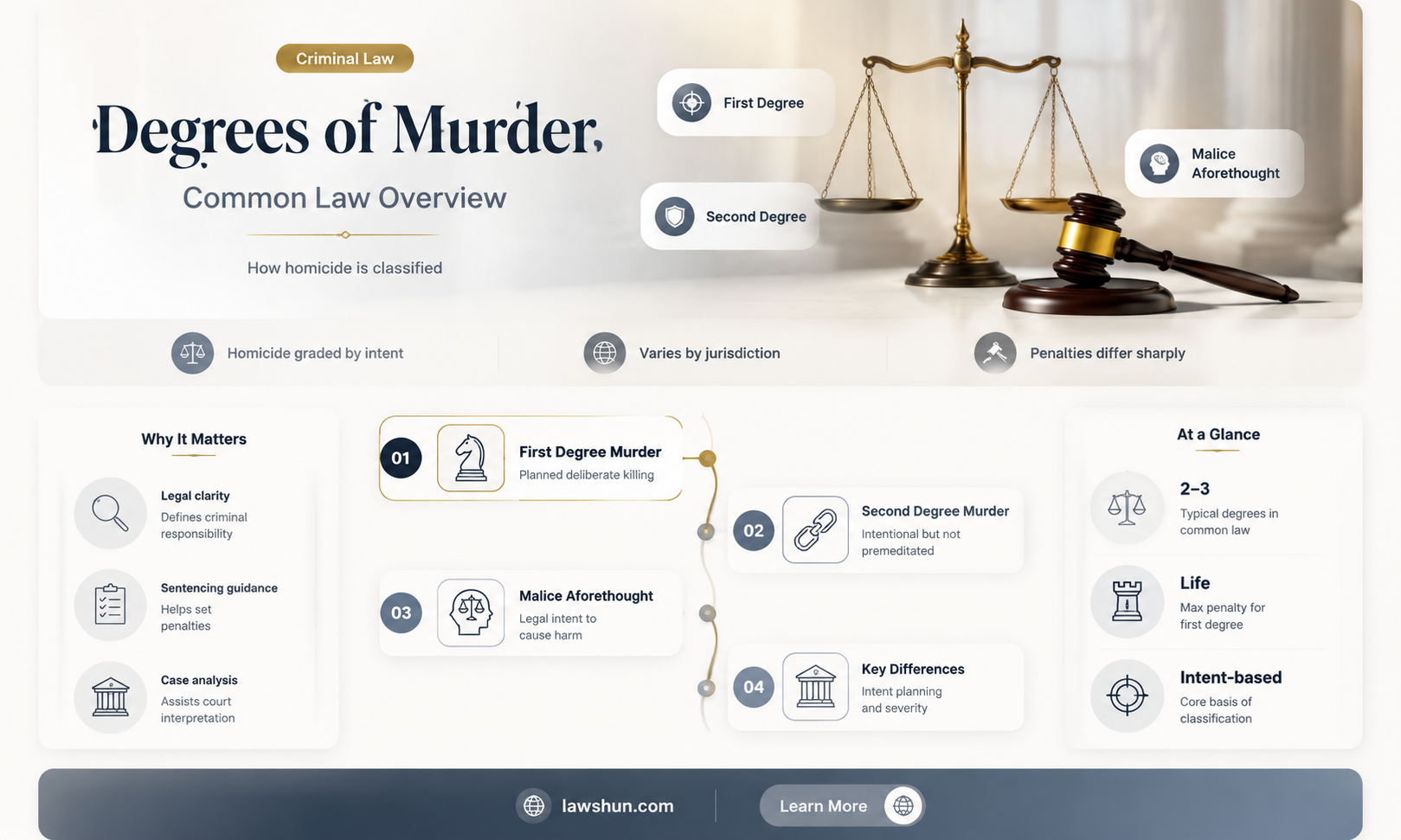 are there degrees of murder in common law