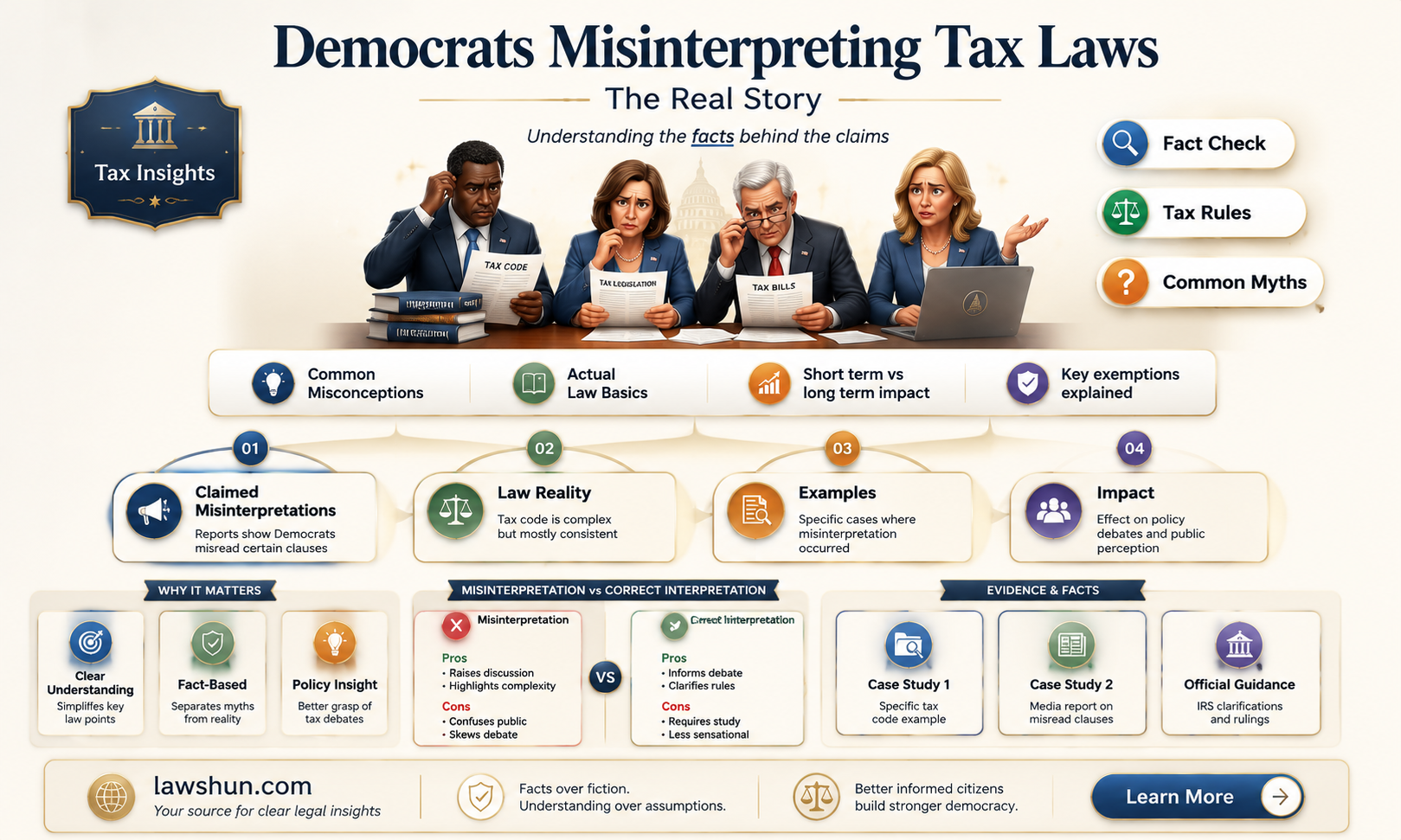 are deocrats raeding the law wrong on taxes
