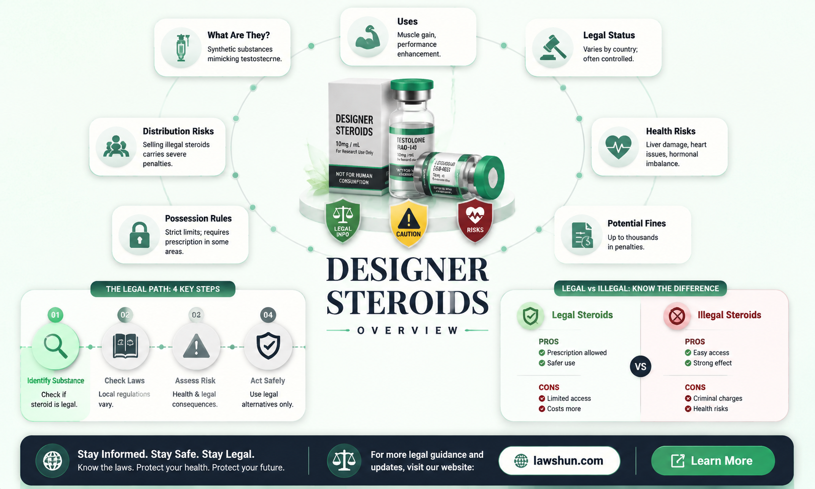are designer steroids against the law