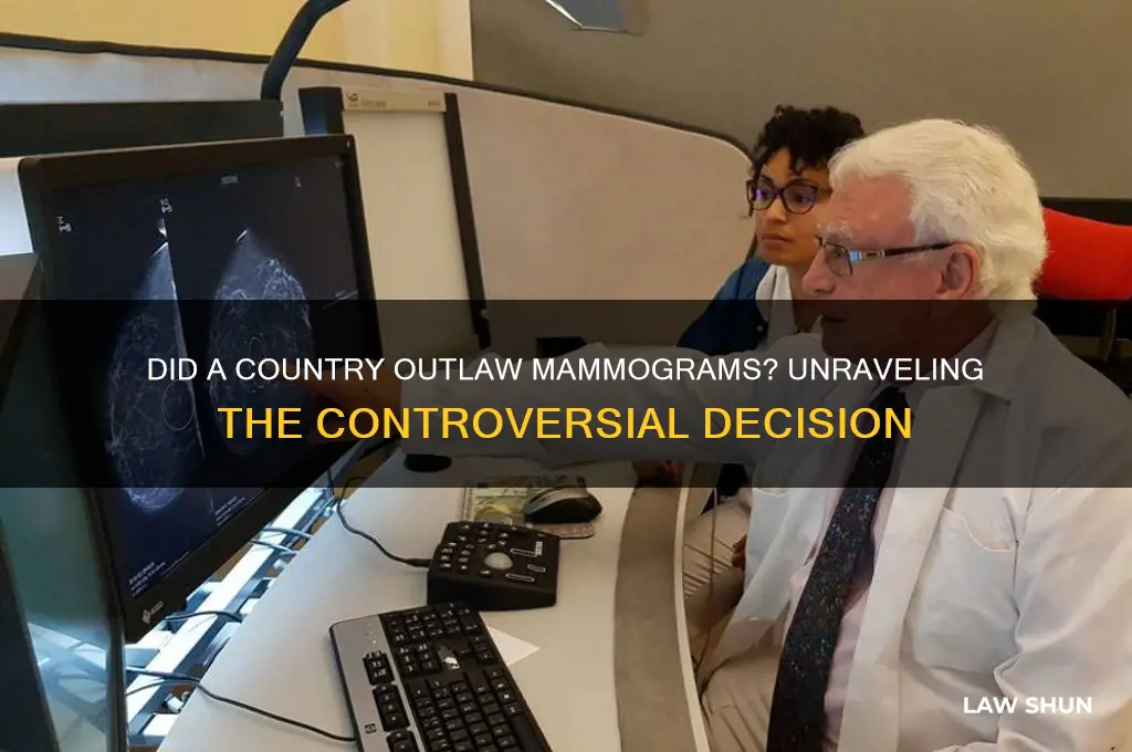 did a country out law mammogram