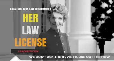 The First Lady's Law License: A Surprising Surrender