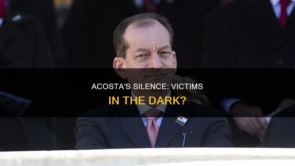 did acosta break the law by not telling victims