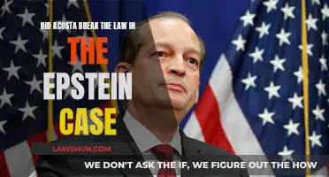 Acosta's Epstein Deal: Lawful or Unlawful?