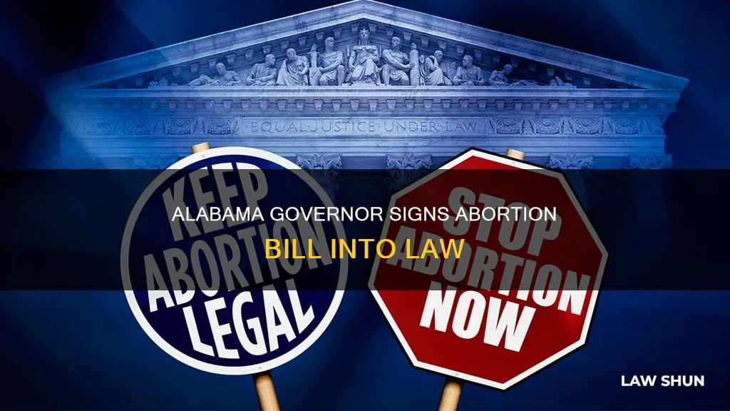 did alabama governor sign the abortion bill into law