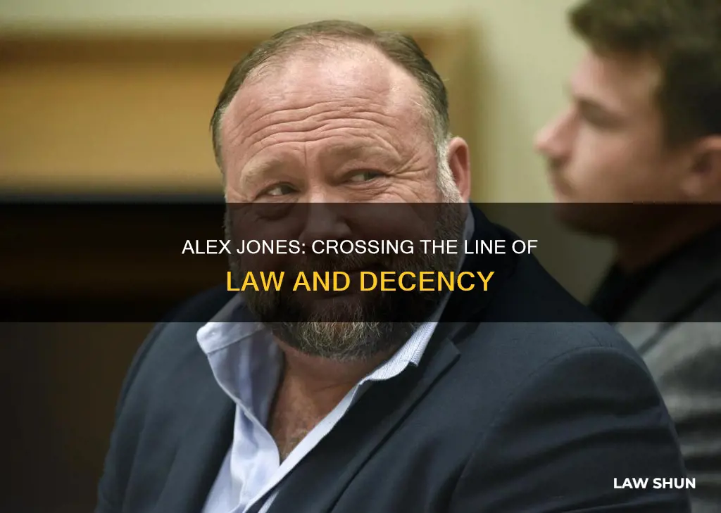 did alex jones break the law