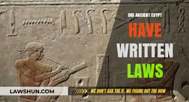 Exploring Ancient Egypt's Legal System: Did They Have Written Laws?
