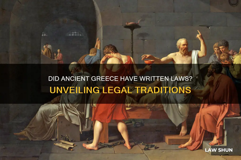 did ancient greece have written laws