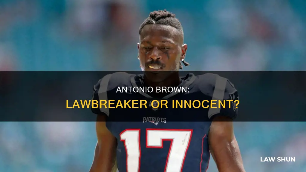 did antonio brown break the law