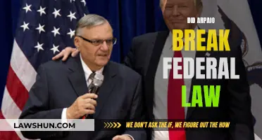 Arpaio's Actions: Federal Law Violation?