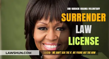 Barack Obama's Law License: A Voluntary Surrender?