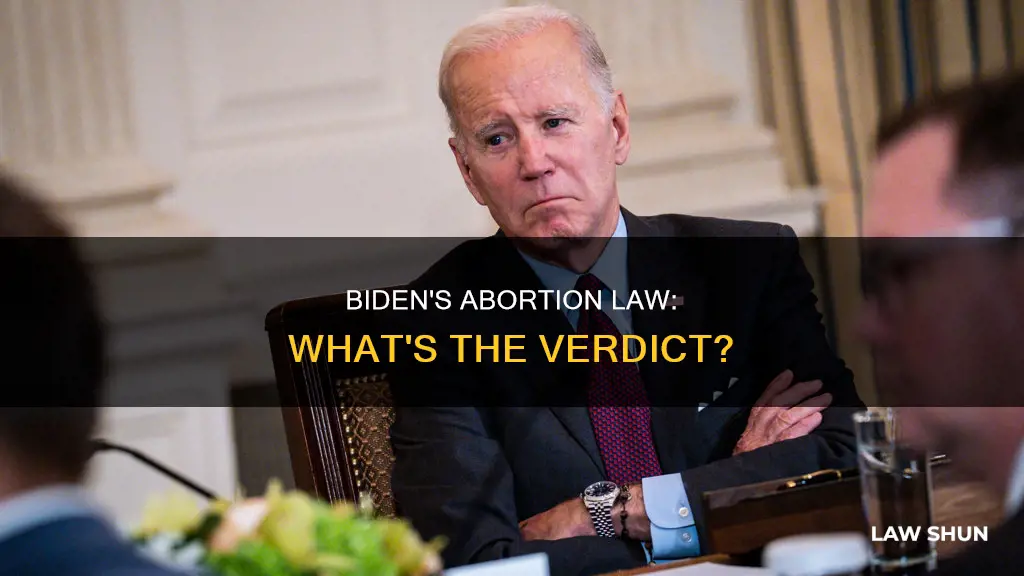 did biden sign abortion law