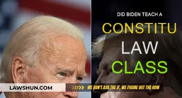 Biden's Constitutional Law Class: Fact or Fiction?
