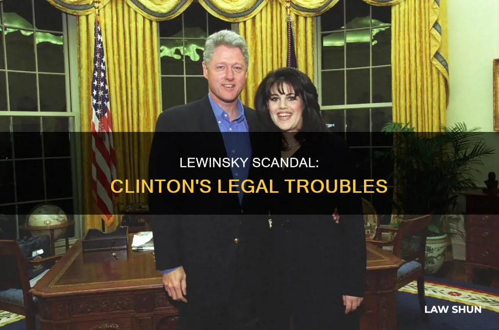 did bill clinton break the law with lewensj ki