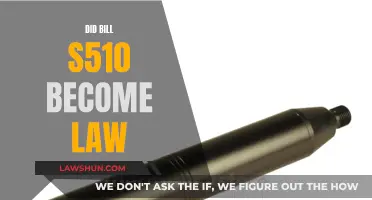 Bill S510: Did It Become Law?