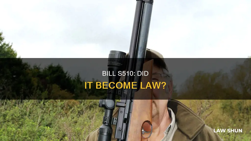 did bill s510 become law