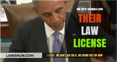 Barack and Michelle Obama: Law Licenses Lost?