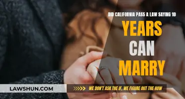 California's Absurd Marriage Law Proposal: 10-Year-Olds Marrying?
