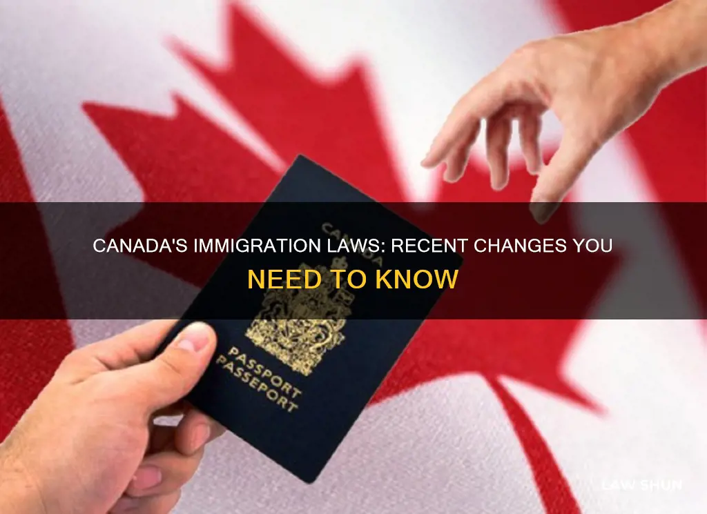 did canada change immegration laws recently