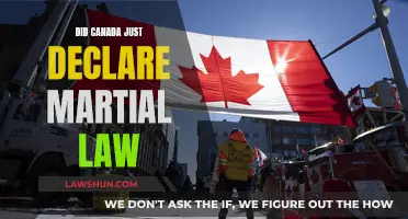 Martial Law in Canada: What's Happening?