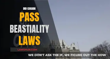 Canada's Battle Against Bestiality: Laws and Legislation