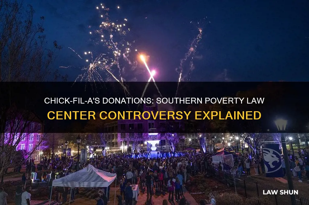 did chick fil a donate to southern poverty law center