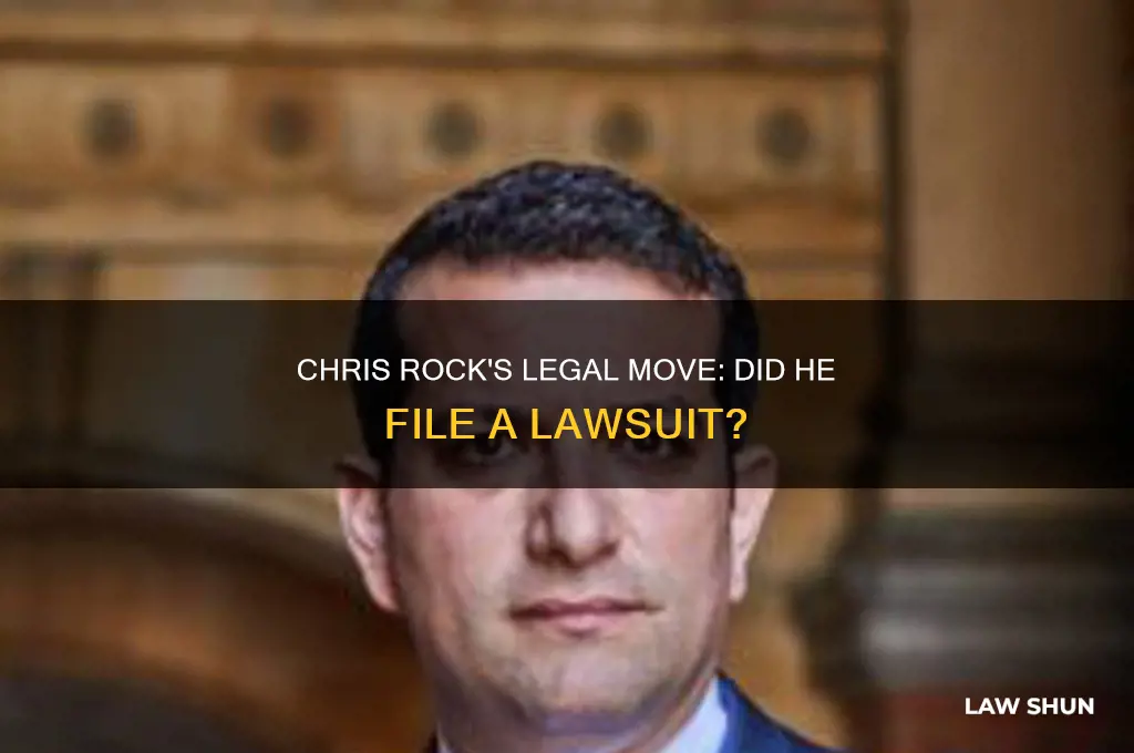 did chris rock file a law suit
