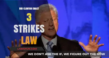 Clinton's Role in Enacting the Three Strikes Law: Fact or Fiction?