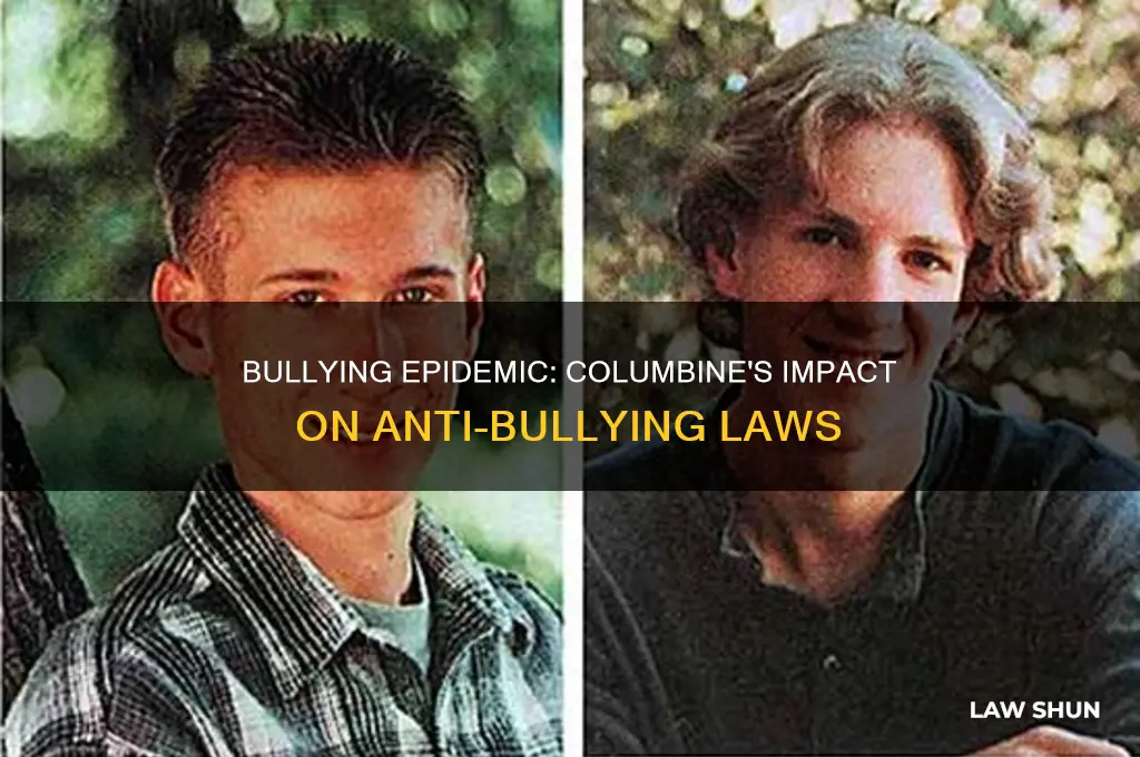 did columbine influence anti bullying laws