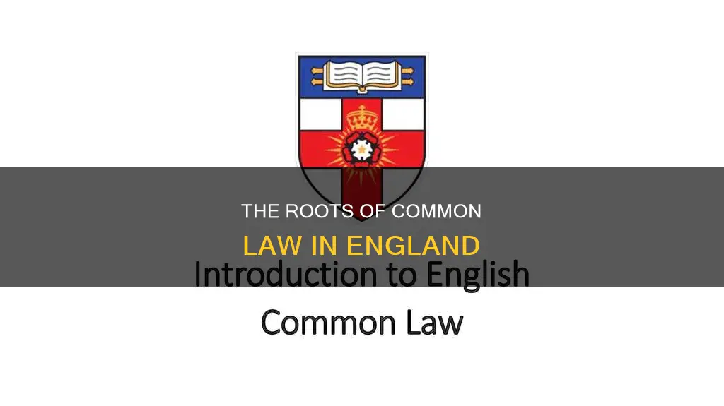 did common law began in england