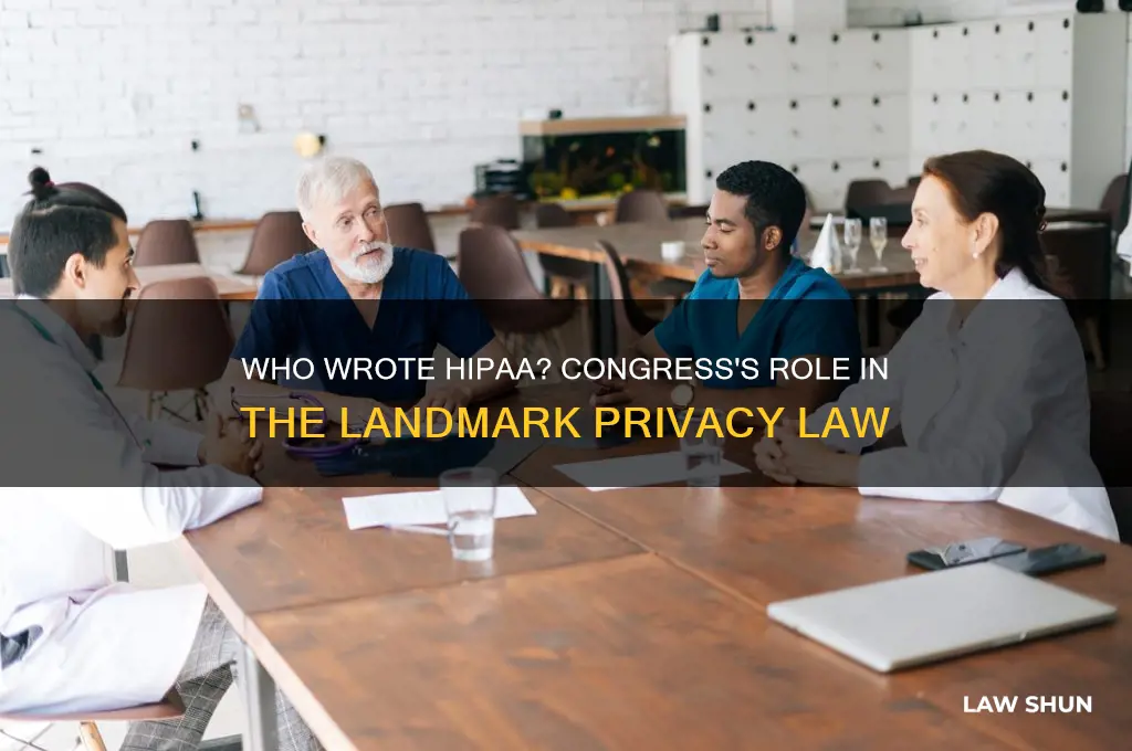 did congress write the hipaa law