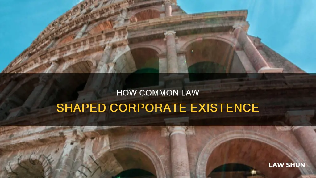 did corporations exist in the common law