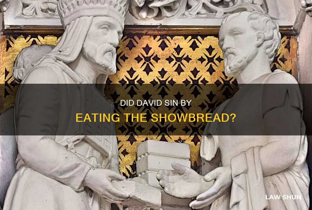 did david break the law by eating the showbread