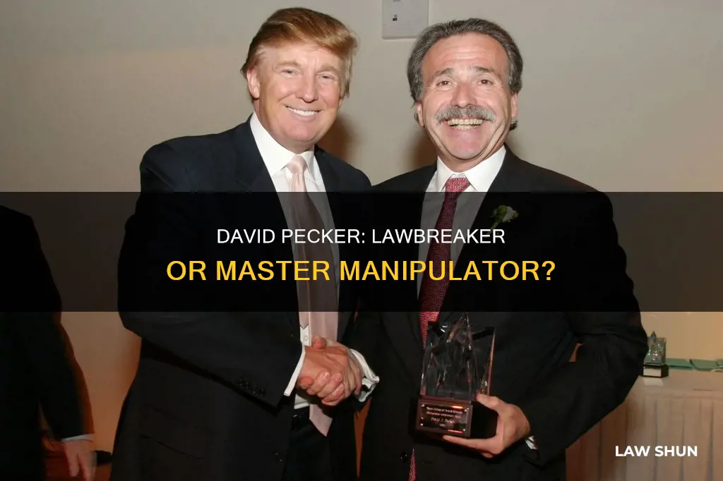 did david pecker break the law