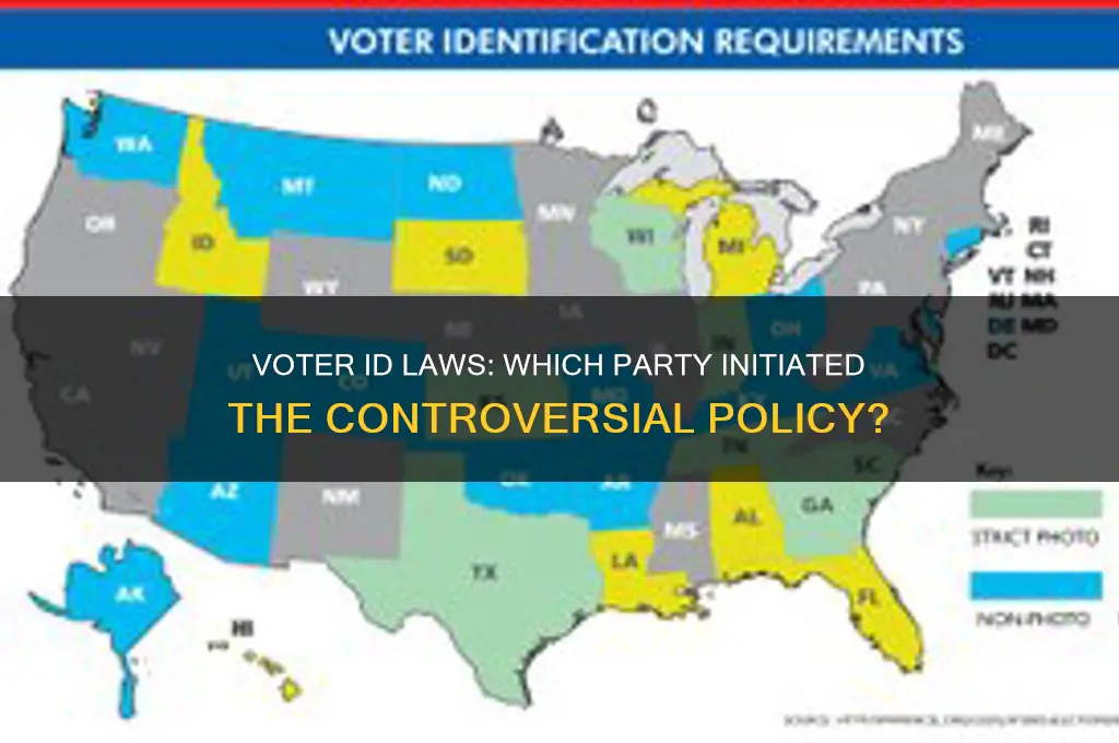 did democrats or republicans start voter id laws