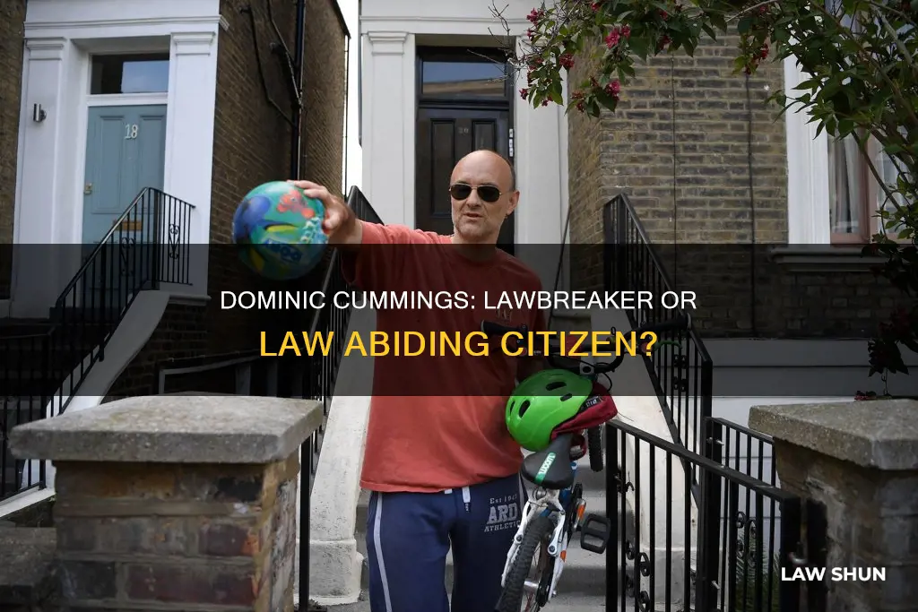 did dominic cummings break the law