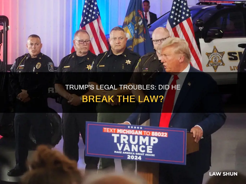 did donal trump break the law