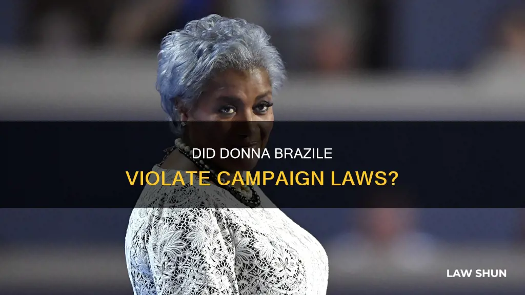 did donna brazile break the law