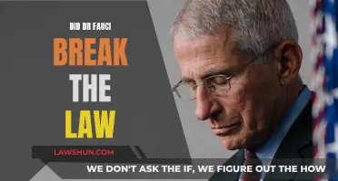 Fauci's Actions: Lawful or Criminal?