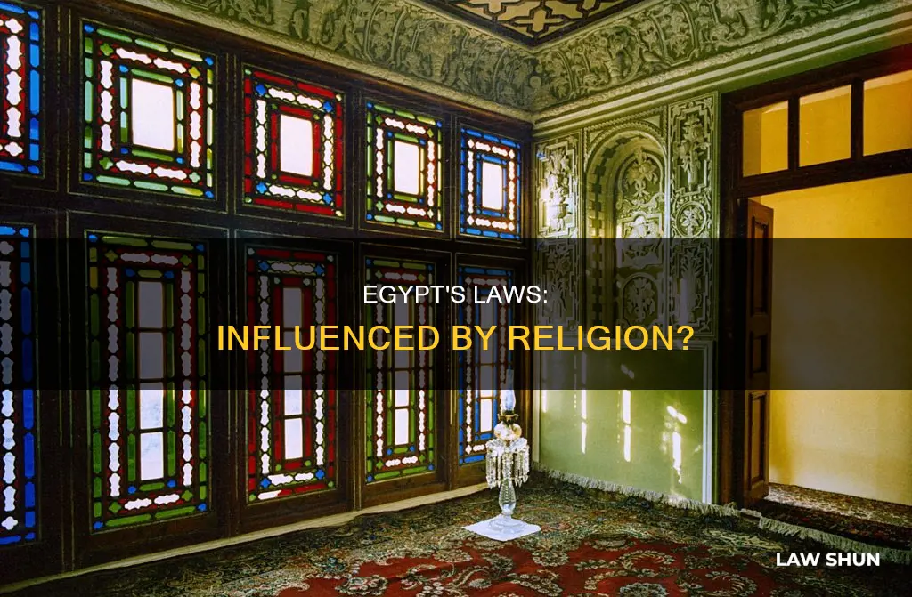 did egypt create laws based on religion