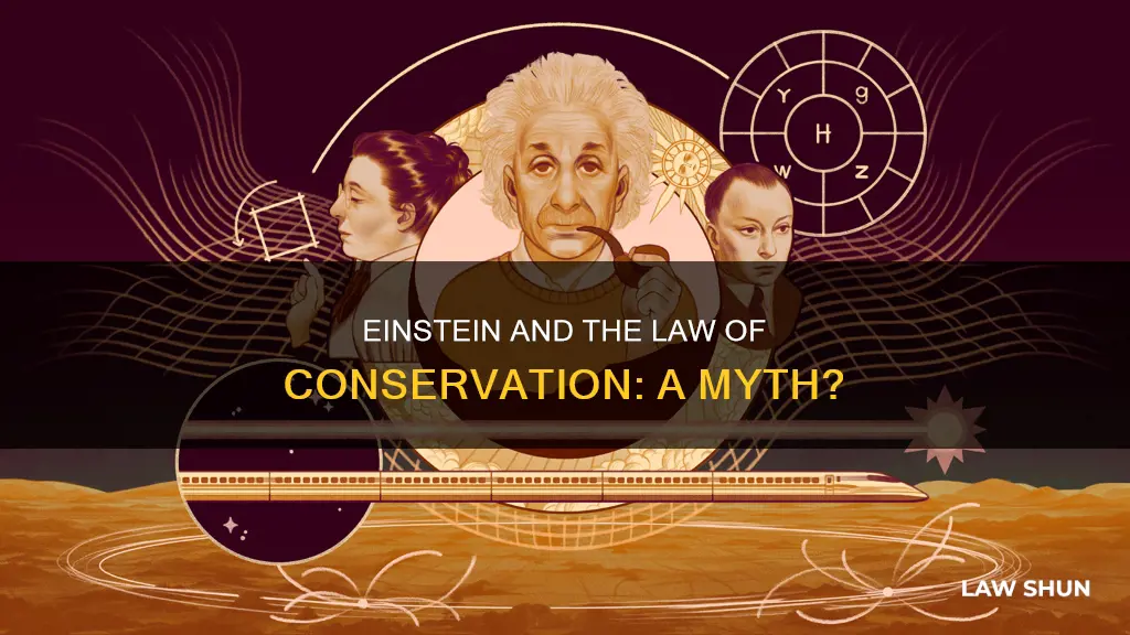 did einstien create the law of conservation