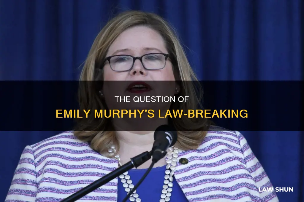 did emily murphy break the law