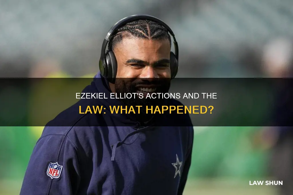 did ezekiel elliot break the law