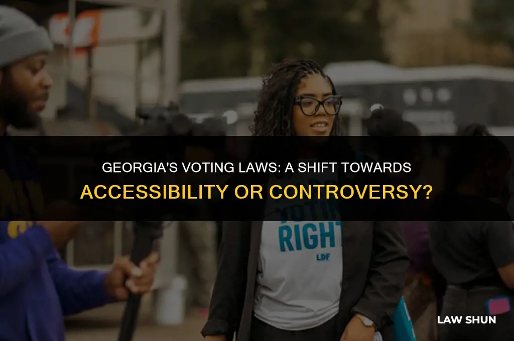 did george relax its voting laws