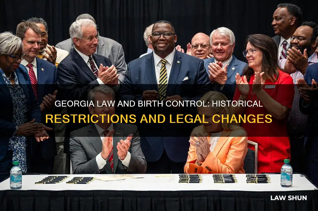 did georgia law prohibit birth control