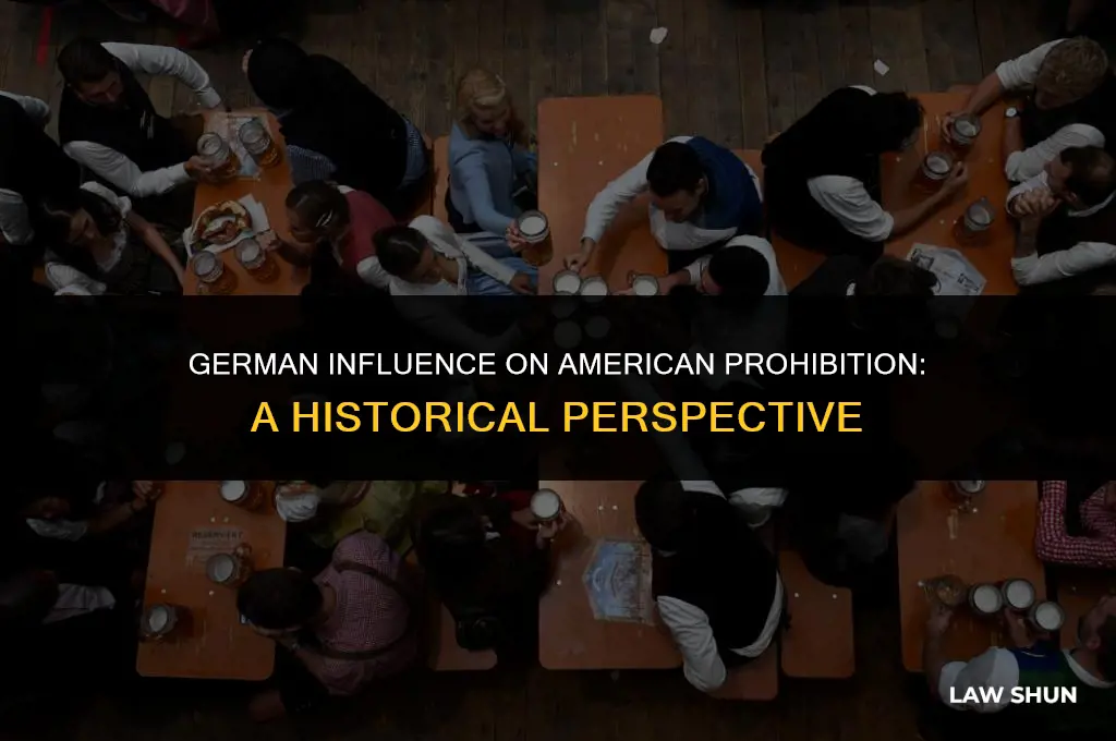 did germans help with prohibition laws