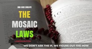 God's Mosaic Laws: Divine or Man-Made?