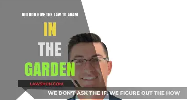 Did God Give Adam the Law in Eden's Garden?