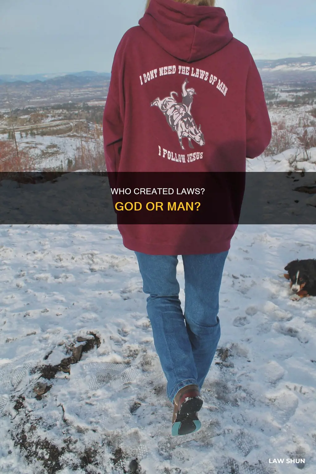 did god or man create laws